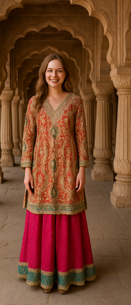 DESIGNER BRIDAL WEAR HEAVY KURTI WITH HEAVY PALAZZO SET